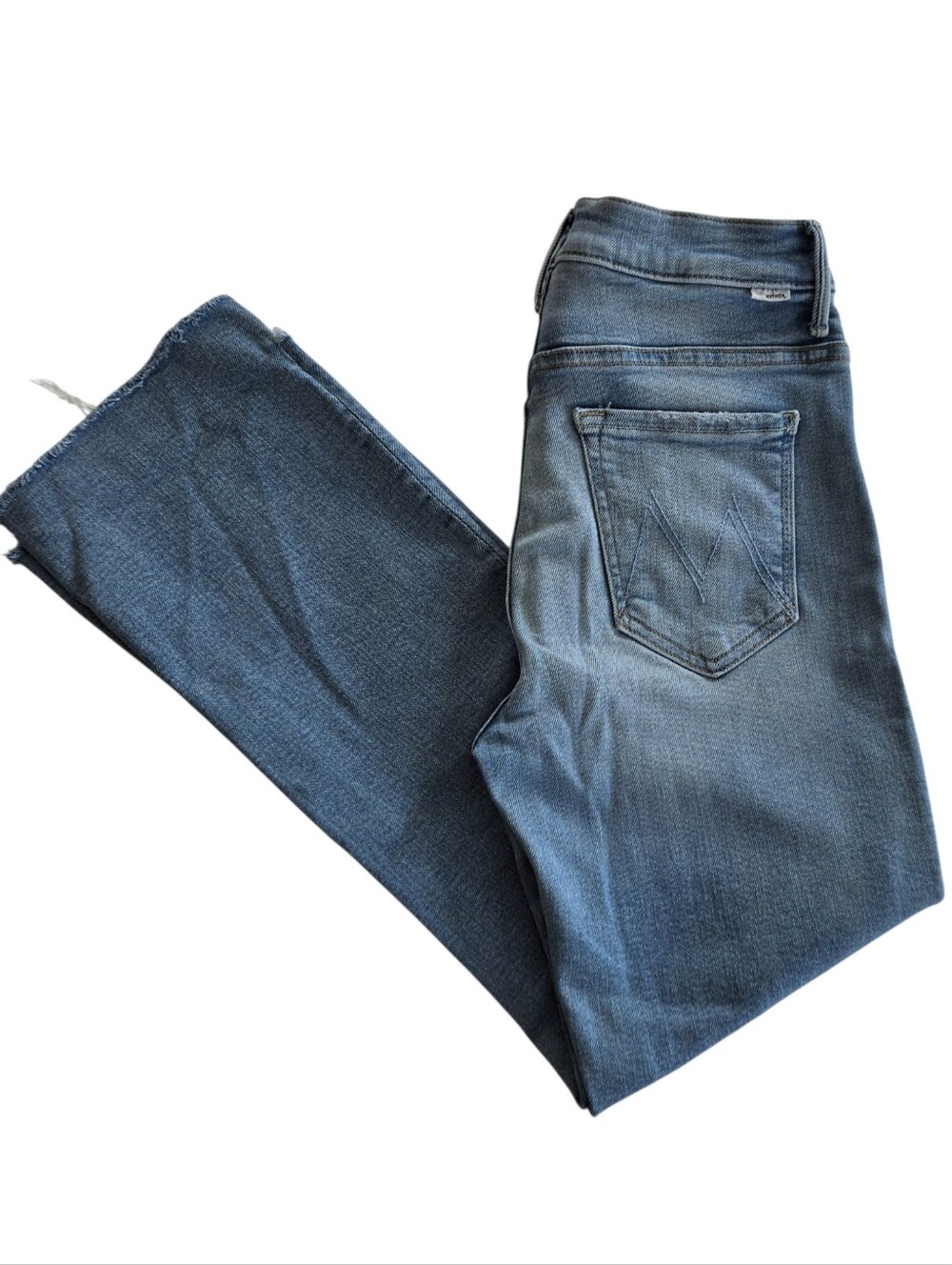 Mother The Insider Crop Step Fray Jeans Size 28